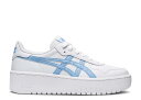 【 ASICS WMNS JAPAN S PLATFORM 'WHITE BLUE BLISS' / WHITE BLUE BLISS 】 青色 ブルー 白色 ホワイト スニーカー レディース アシックス