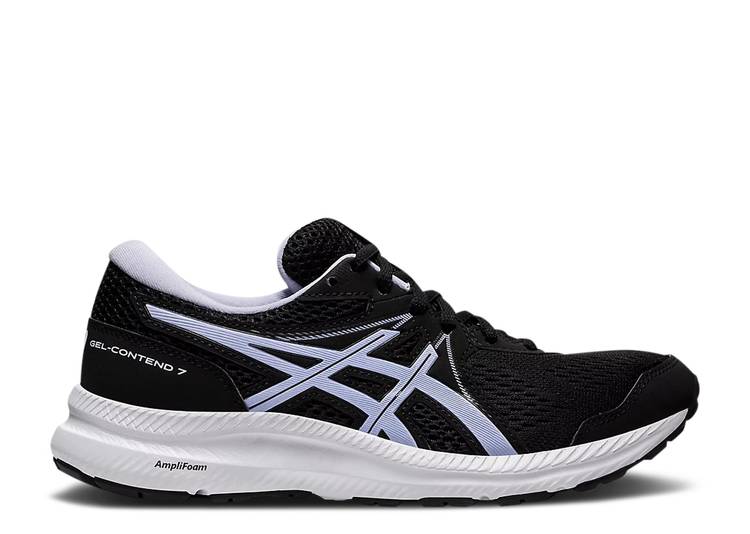 【 ASICS WMNS GEL CONTEND 7 'BLACK LILAC OPAL' / BLACK LILAC OPAL 】 黒色 ブラック スニーカー レディース アシックス