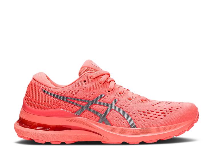 【 ASICS WMNS GEL KAYANO 28 LITE-SHOW 'SUN CORAL' / LITE SHOW SUN CORAL 】 ライト スニーカー レディース アシックス