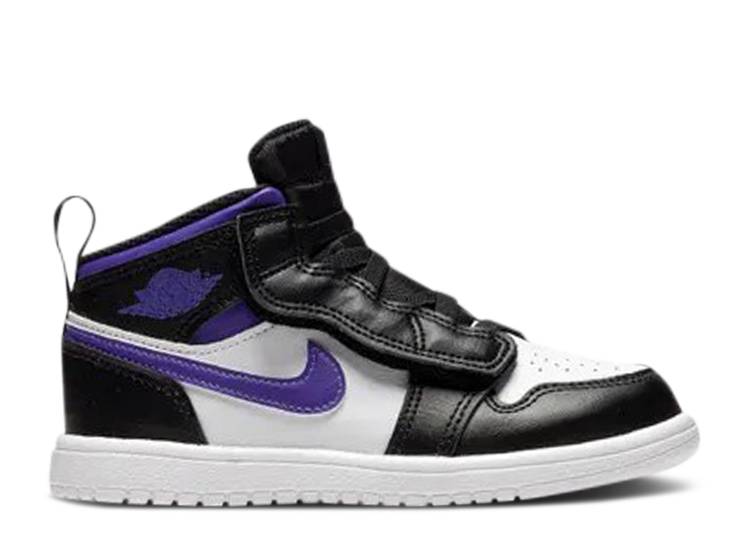 【 AIR JORDAN JORDAN 1 MID ALT TD 'DARK IRIS' / BLACK DARK IRIS WHITE 】 ナイキ ミッド 黒色 ブラック 白色 ホワイト エアジョーダン ベビー
