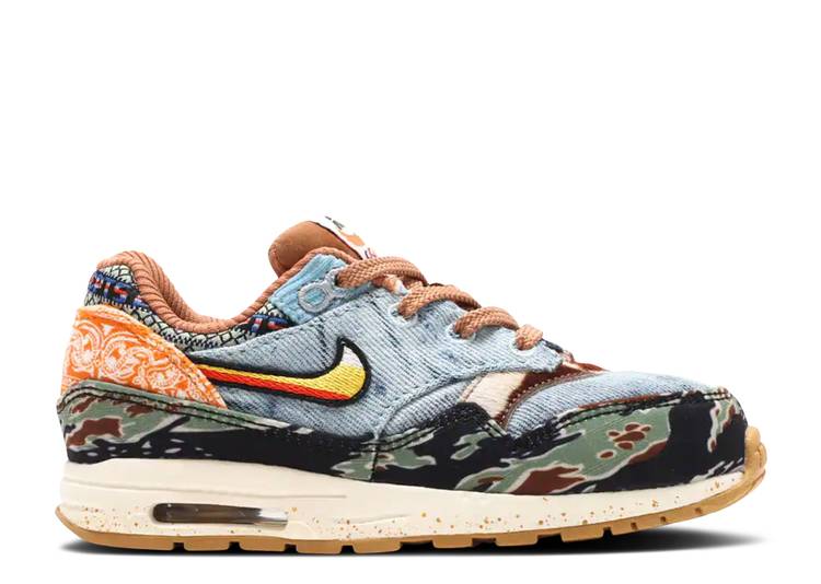 【 NIKE CONCEPTS X AIR MAX 1 SP TD 'HEAVY' / MULTI COLOR WILD VIOLET MULTI 】 マックス ワイルド ..