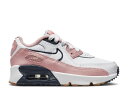 【 NIKE AIR MAX 90 SE PS 'WHITE PINK GLAZE GUM' / WHITE PINK GLAZE CHILE RED WHITE 】 マックス ピンク 白色 ホワイト 赤 レッド エアマックス ジュニア キッズ ベビー マタニティ スニーカー ナイキ