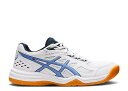 【 ASICS WMNS UPCOURT 4 'WHITE PERIWINKLE BLUE' / WHITE PERIWINKLE BLUE 】 白色 ホワイト 青色 ブルー スニーカー レディース アシックス