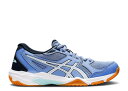 【 ASICS WMNS GEL ROCKET 10 'PERIWINKLE BLUE GUM' / PERIWINKLE BLUE WHITE 】 青色 ブルー 白色 ホワイト スニーカー レディース アシックス