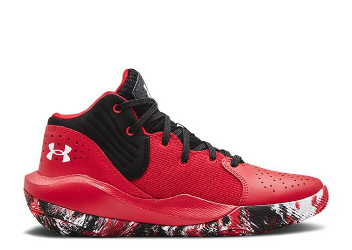 アンダーアーマー UNDER ARMOUR 黒色 ブラック 赤 レッド アンダーアーマー '21 'RED CAMO' ジュニア キッズ 【 RED JET GS BLACK 】