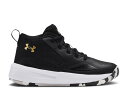 【 UNDER ARMOUR LOCKDOWN 5 PS 'BLACK WHITE CAMO' / BLACK WHITE 】 白色 ホワイト 黒色 ブラック アンダーアーマー ジュニア キッズ ベビー マタニティ スニーカー