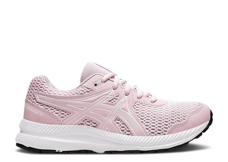 【 ASICS CONTEND 7 GS 'BARELY ROSE' / BARELY ROSE WHITE 】 ローズ 白色 ホワイト ジュニア キッズ ベビー マタニティ スニーカー アシックス