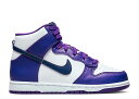 【 NIKE DUNK HIGH PS 'ELECTRO PURPLE MIDNIGHT NAVY' / WHITE MIDNIGHT NAVY ELECTRO 】 ダンク ハイ 紫 パープル 白色 ホワイト 紺色 ネイビー ダンクハイ ジュニア キッズ ベビー マタニティ スニーカー ナイキ