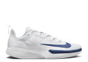 【 NIKE NIKECOURT VAPOR LITE 'WHITE DEEP ROYAL BLUE' / WHITE DEEP ROYAL BLUE 】 コート ライト ディープ 白色 ホワイト 青色 ブルー スニーカー メンズ ナイキ