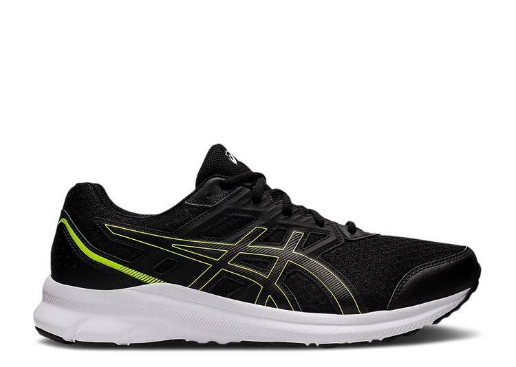 アシックス ASICS 黒色 ブラック 緑 グリーン 'BLACK GREEN' スニーカー メンズ 【 GREEN ASICS JOLT 3 HAZARD BLACK 】