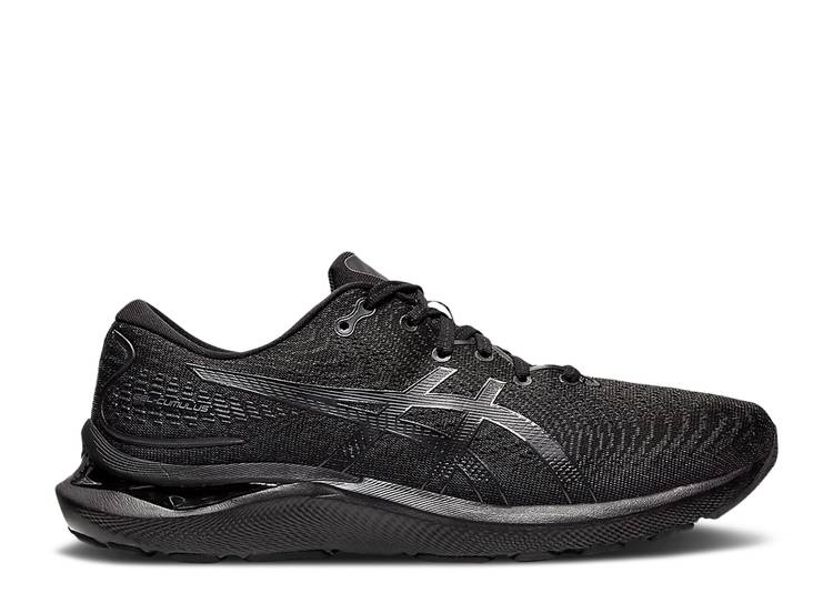 【 ASICS GEL CUMULUS 24 'TRIPLE BLACK' / BLACK BLACK 】 黒色 ブラック スニーカー メンズ アシックス