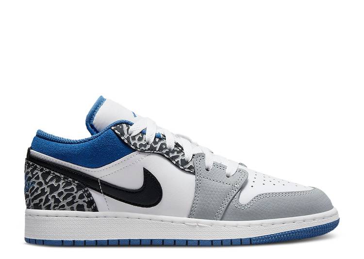 【 AIR JORDAN AIR JORDAN 1 LOW SE GS 'TRUE BLUE' / 4 8 22 】 ナイキ エアジョーダン ジュニア キッ..