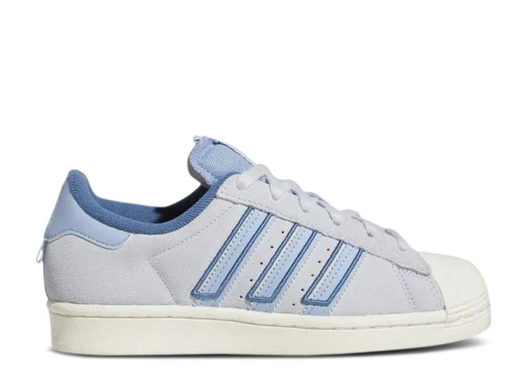 【 ADIDAS SUPERSTAR J 'ALTERED BLUE WHITE' / ALTERED BLUE AMBIENT SKY CLOUD 】 アディダス スーパ..