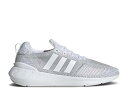 y ADIDAS SWIFT RUN 22 'WHITE GREY' / CLOUD WHITE GREY TWO CORE BLACK z AfB_X  F zCg DF O[ RA F ubN Xj[J[ Y