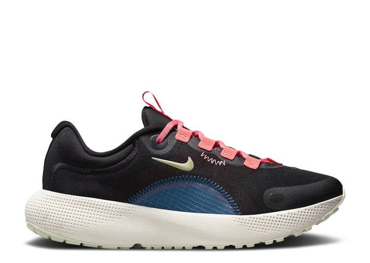 【 NIKE WMNS REACT ESCAPE RUN 'BLACK BRIGADE BLUE' / BLACK MAGIC EMBER BRIGADE BLUE 】 リアクト ラン 黒色 ブラック マジック 青色 ブルー スニーカー レディース ナイキ