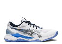 【 ASICS WMNS GEL TACTIC 'WHITE PERIWINKLE BLUE' / WHITE PERIWINKLE BLUE 】 タクティック 白色 ホワイト 青色 ブルー スニーカー レディース アシックス