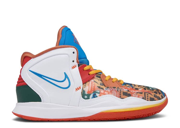 【 NIKE KYRIE INFINITY GS 'KY-D' / WHITE UNIVERSITY RED UNIVERSITY 】 カイリー 白色 ホワイト 赤 レッド 'KYD' ジュニア キッズ ベビー マタニティ スニーカー ナイキ(4)