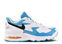 【 NIKE AIR MAX 2 LIGHT GS 'WHITE BLUE LAGOON' / WHITE BLACK BLUE LAGOON LASER ORANGE 】 マックス 青色 ブルー 白色 ホワイト 黒色 ブラック レーザー 橙 オレンジ エアマックス ジュニア キッズ ベビー マタニテ