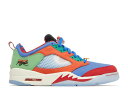 【 AIR JORDAN AIR JORDAN 5 RETRO LOW 'DOERNBECHER 2022' / HYPER ROYAL SAFETY ORANGE 】 ナイキ 橙 オレンジ エアジョーダン スニーカー メンズ