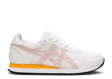 アシックス ASICS 白色 ホワイト アシックスタイガー 'WHITE PEACH' ジュニア キッズ 【 RUNNER GS GINGER WHITE PEACH 】