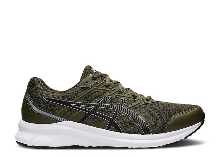 アシックス ASICS オリーブ 黒色 ブラック 'OLIVE CANVAS' スニーカー メンズ 【 ASICS JOLT 3 OLIVE CANVAS BLACK 】