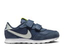 【 NIKE MD VALIANT PS 'MYSTIC NAVY GREY FOG' / MYSTIC NAVY ATOMIC GREEN GREY FOG 】 紺色 ネイビー 灰色 グレー 緑 グリーン ジュニア キッズ ベビー マタニティ スニーカー ナイキ