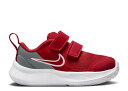 【 NIKE STAR RUNNER 3 TD 'UNIVERSITY RED' / UNIVERSITY RED SMOKE GREY 】 赤 レッド 灰色 グレー ベビー ナイキ