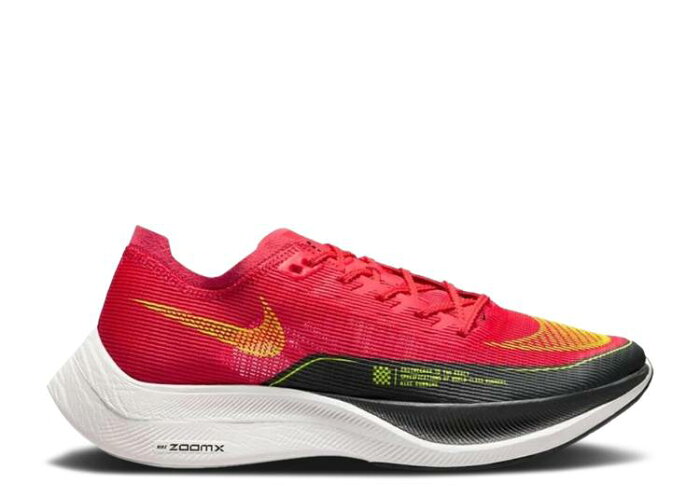 ナイキ NIKE 赤 レッド 灰色 グレー 白色 ホワイト NEXT% 'SIREN VOLT' スニーカー メンズ 【 RED NIKE ZOOMX VAPORFLY 2 SIREN DARK SMOKE GREY SUMMIT WHITE VOLT 】