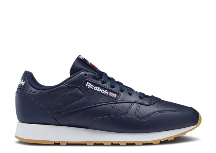 y REEBOK CLASSIC LEATHER 'VECTOR NAVY GUM' / VECTOR NAVY FOOTWEAR WHITE z [{bN NVbN U[ F lCr[ F zCg Xj[J[ Y