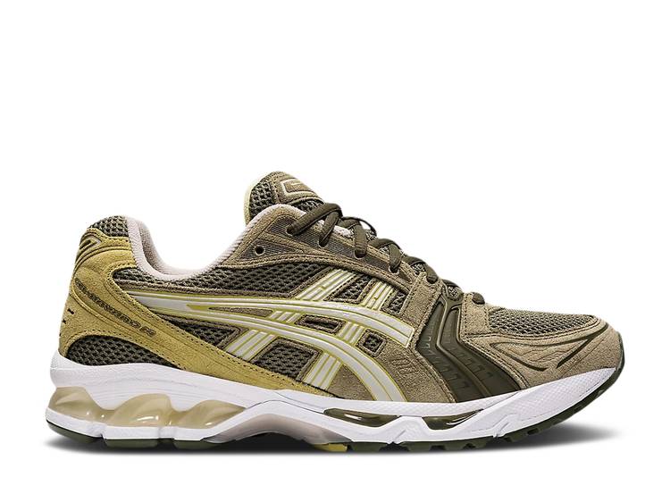 【 ASICS GEL KAYANO 14 'MANTLE GREEN' / MANTLE GREEN OYSTER GREY 】 緑 グリーン 灰色 グレー スニーカー メンズ アシックス