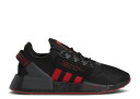 【 ADIDAS NMD_R1 V2 'BLACK VIVID RED' / CORE BLACK VIVID RED CARBON 】 アディダス コア 黒色...