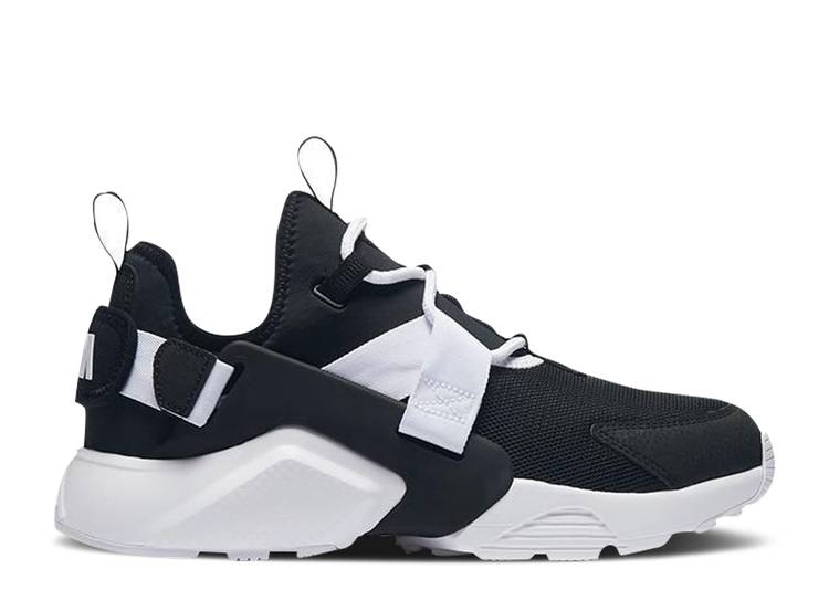 【 NIKE WMNS HUARACHE CITY LOW 039 BLACK WHITE 039 / BLACK WHITE 】 ハラチ シティ 黒色 ブラック 白色 ホワイト スニーカー レディース ナイキ