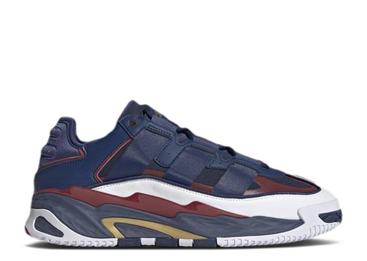 【 ADIDAS NITEBALL 'TECH INDIGO LEGACY RED' / TECH INDIGO LEGACY RED ACID MINT 】 アディダス 藍色 インディゴ レガシー テック 赤 レッド スニーカー メンズ