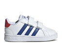 【 ADIDAS GRAND COURT I 'WHITE ROYAL BLUE' / CLOUD WHITE ROYAL BLUE VIVID RED 】 ア...