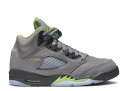 【 AIR JORDAN AIR JORDAN 5 RETRO GS 'GREEN BEAN' 2022 / SILVER GREEN BEAN FLINT GREY 】 ナイキ 銀色 シルバー 緑 グリーン 灰色 グレー エアジョーダン ジュニア キッズ ベビー マタニティ スニーカー