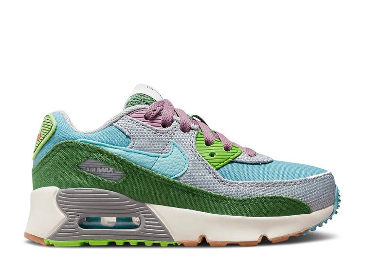  NIKE AIR MAX 90 SE PS 'SUN CLUB - WORN BLUE TREELINE' / WORN BLUE WO...