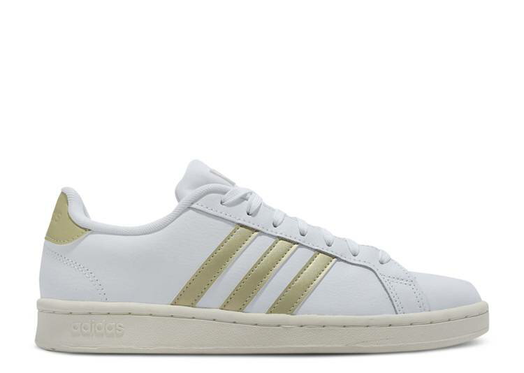 【 ADIDAS WMNS GRAND COURT 'WHITE GOLD' / CLOUD WHITE GOLD PRODUCT CLOUD 】 アディダス グランド コート 白色 ホワイト ゴールド スニーカー レディース