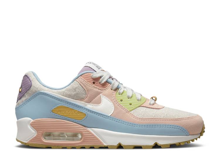 【 NIKE WMNS AIR MAX 90 SE 'SUN CLUB - MULTI-COLOR' / LIGHT ORE WOOD SAIL SAIL 】 マックス クラブ エアマックス MULTICOLOR' スニーカー レディース ナイキ