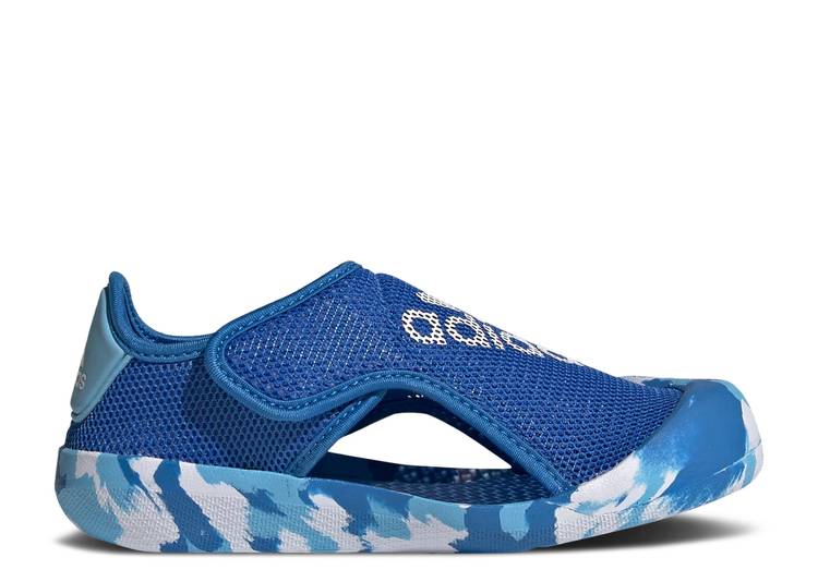 アディダス ADIDAS アディダス ラッシュ 青色 ブルー 白色 ホワイト スカイ 'BLUE CAMO' ジュニア キッズ 【 RUSH ADIDAS ALTAVENTURE SANDAL J BLUE CLOUD WHITE SKY 】