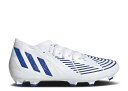 【 ADIDAS PREDATOR EDGE.2 FG 'WHITE HI-RES BLUE' / CLOUD WHITE HI RES BLUE CLOUD 】 アディダス プレデター 白色 ホワイト 青色 ブルー スニーカー メンズ