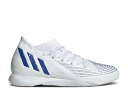 【 ADIDAS PREDATOR EDGE.3 IN 'WHITE HI-RES BLUE' / CLOUD WHITE HI-RES BLUE CLOUD WHITE 】 アディダス プレデター 白色 ホワイト 青色 ブルー スニーカー メンズ