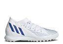 【 ADIDAS PREDATOR EDGE.3 TF 'WHITE HI-RES BLUE' / CLOUD WHITE HI RES BLUE CLOUD 】 アディダス プレデター 白色 ホワイト 青色 ブルー スニーカー メンズ