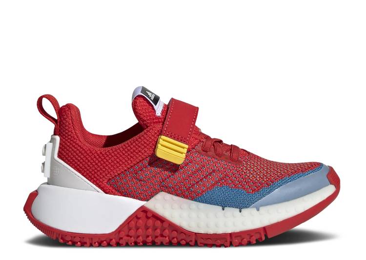 【 ADIDAS LEGO X SPORT PRO J 'RED WHITE' / RED RED CLOUD WHITE 】 アディダス プロ 赤 レッド 白色 ホワイト ジュニア キッズ ベビー マタニティ スニーカー