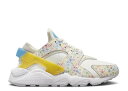 【 NIKE WMNS AIR HUARACHE 'FLORAL SWOOSH' / SAIL VIVID SULFUR GAME ROYAL 】 ハラチ ゲーム ゲームロイヤル 青 ブルー スニーカー レディース ナイキ