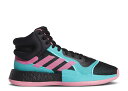 【 ADIDAS MARQUEE BOOST 039 BLACK SHOCK PINK AQUA 039 / CORE BLACK TEAM SHOCK PINK HI 】 アディダス ブースト ショック ピンク コア 黒色 ブラック チーム スニーカー メンズ