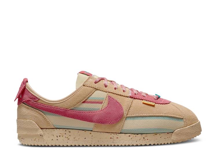 ナイキ NIKE ユニオン ロサンゼルス コルテッツ ピンク 緑 グリーン 黄色 イエロー 'SESAME' スニーカー メンズ 【 PINK GREEN YELLOW NIKE UNION LA X CORTEZ SP GRAIN CLAY DUTCH BICYCLE BLUSTERY 】