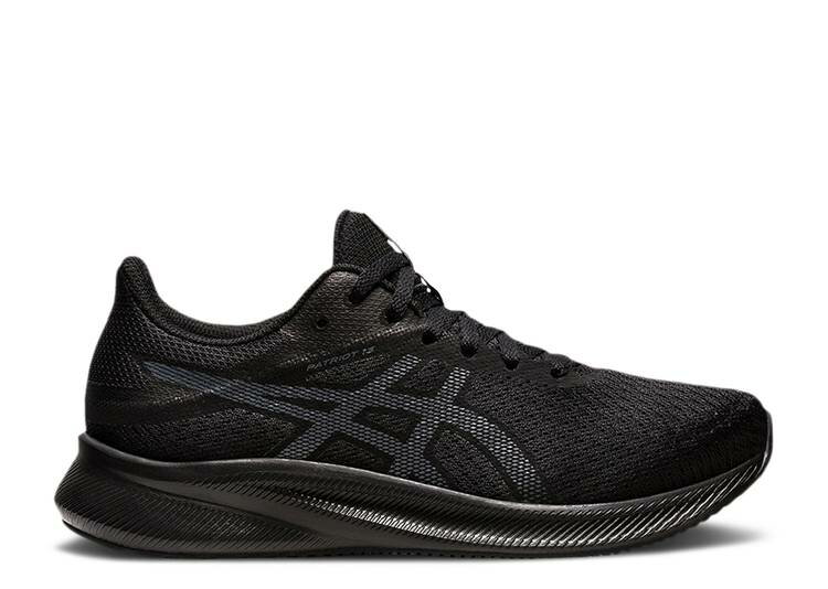 【 ASICS WMNS PATRIOT 13 'BLACK CARRIER GREY' / BLACK CARRIER GREY 】 サーティーン 黒色 ブラック 灰色 グレー スニーカー レディース アシックス