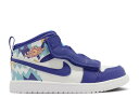 【 AIR JORDAN AIR JORDAN 1 MID ALT TD 'GEOMETRIC PINT' / WHITE WHITE CONCORD CHLORINE BLUE 】 ナイキ ミッド 白色 ホワイト コンコルド コンコード 青色 ブルー エアジョーダン ベビー