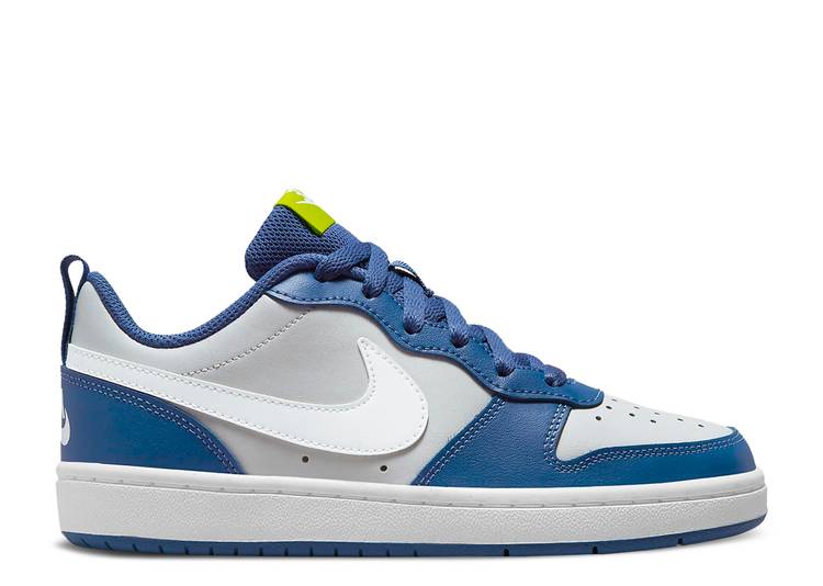 【 NIKE COURT BOROUGH LOW 2 GS 'GREY FOG MYSTIC NAVY' / GREY FOG MYSTIC NAVY ATOM...