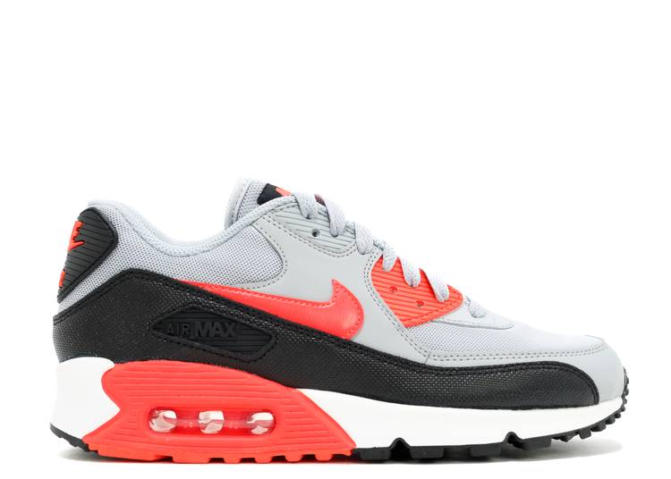 ナイキ NIKE マックス 灰色 グレー エアマックス スニーカー レディース 【 NIKE WMNS 90 ESSENTIAL WOLF GREY INFRAREDBLACKWHITE 】